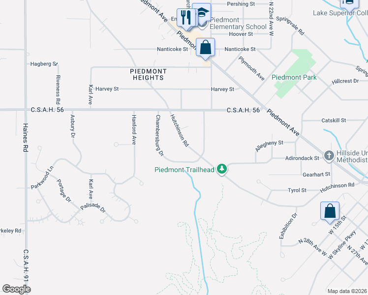 map of restaurants, bars, coffee shops, grocery stores, and more near 104 Chambersburg Drive in Duluth