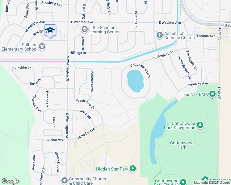 map of restaurants, bars, coffee shops, grocery stores, and more near 2201 Boston Drive in Bismarck