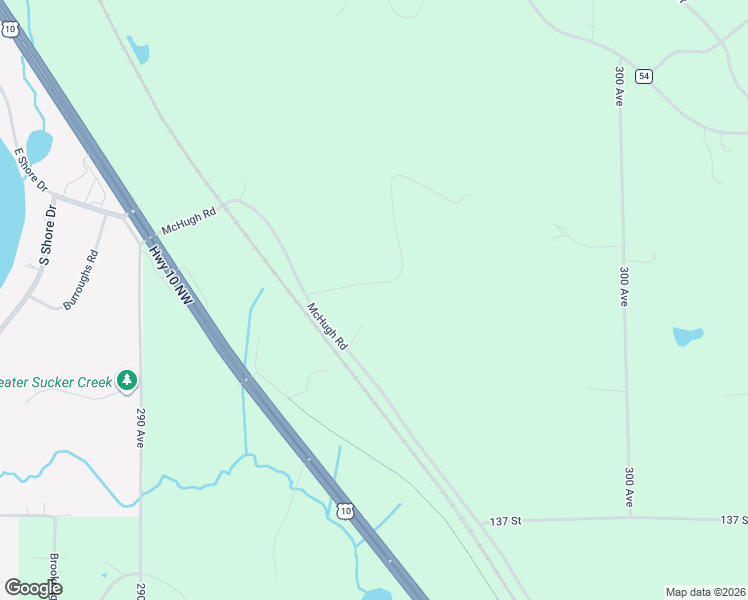map of restaurants, bars, coffee shops, grocery stores, and more near 29284 McHugh Road in Detroit Lakes