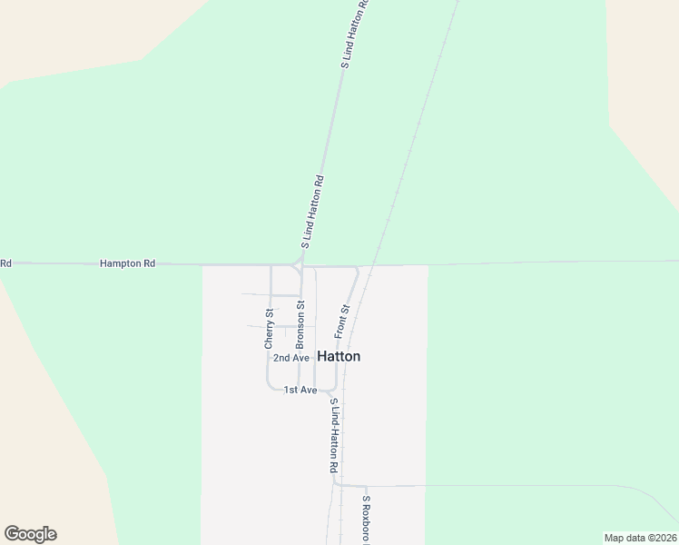 map of restaurants, bars, coffee shops, grocery stores, and more near 431 Bronson Street in Hatton
