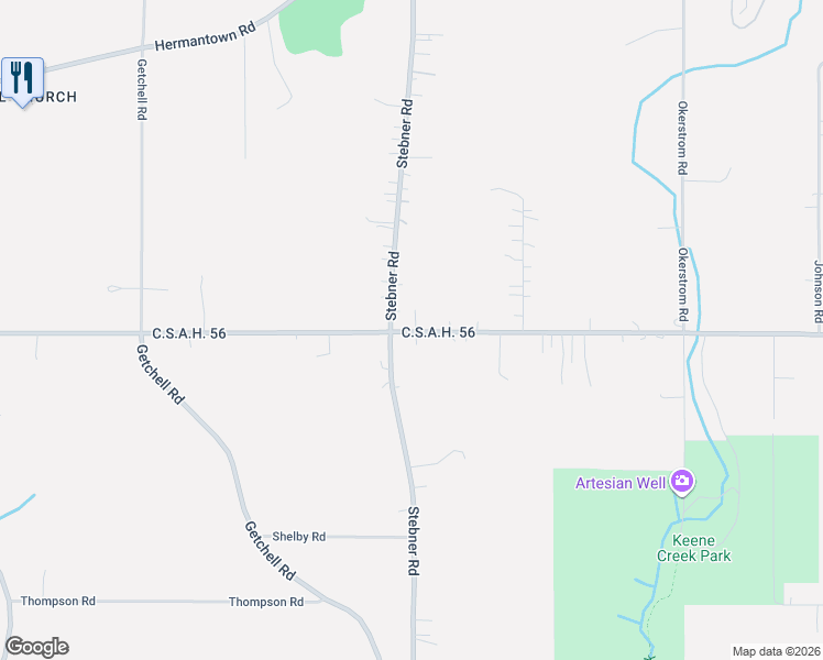map of restaurants, bars, coffee shops, grocery stores, and more near 3706 Stebner Road in Hermantown