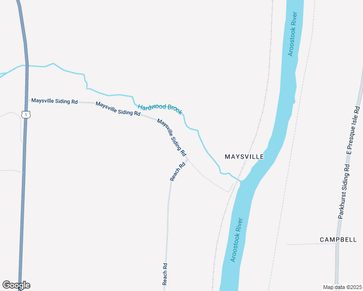 map of restaurants, bars, coffee shops, grocery stores, and more near 148 Maysville Siding Road in Caribou