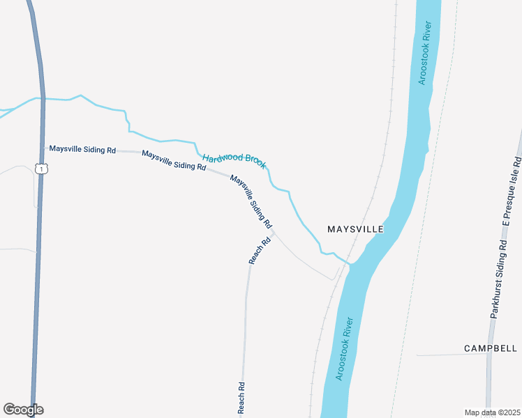map of restaurants, bars, coffee shops, grocery stores, and more near 148 Maysville Siding Road in Caribou