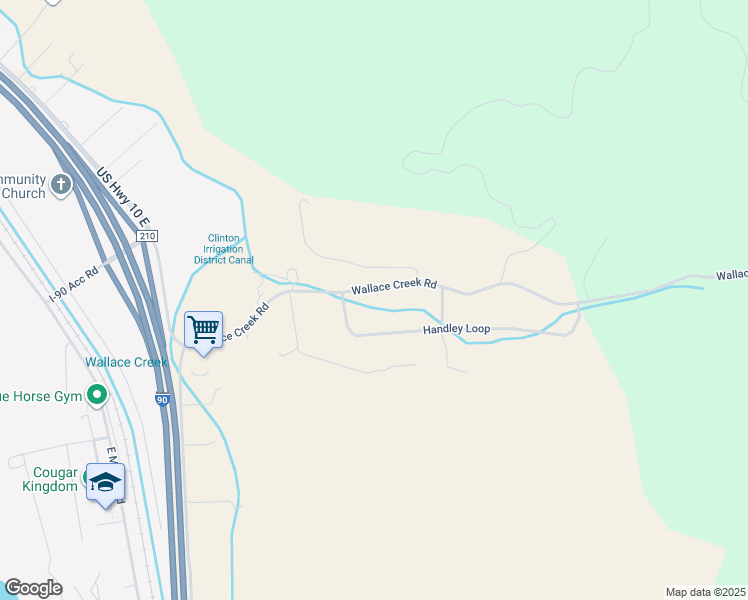 map of restaurants, bars, coffee shops, grocery stores, and more near 20918 Handley Loop in Clinton