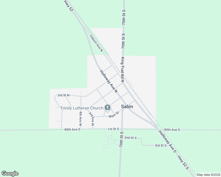 map of restaurants, bars, coffee shops, grocery stores, and more near 123 2nd Street North in Sabin