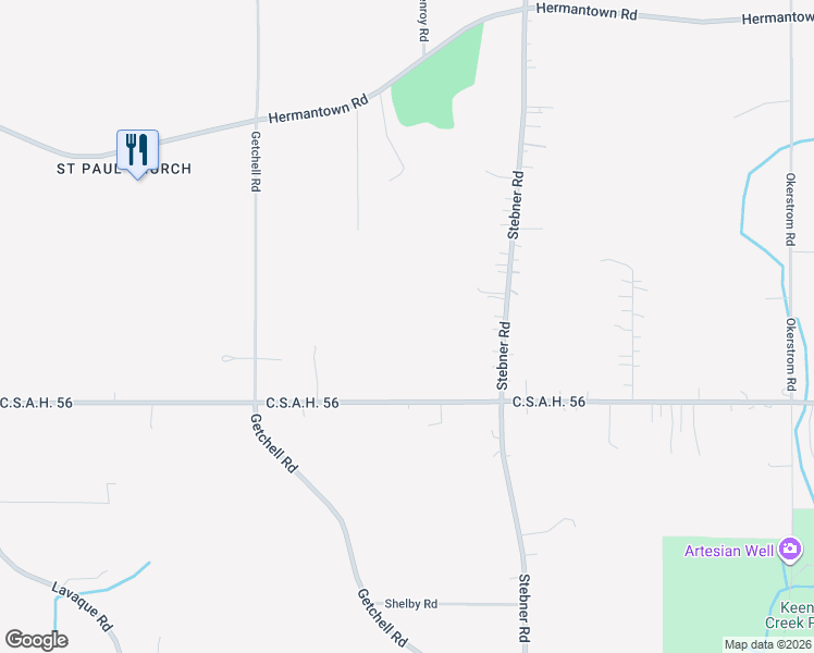 map of restaurants, bars, coffee shops, grocery stores, and more near 4935 Morris Thomas Road in Hermantown