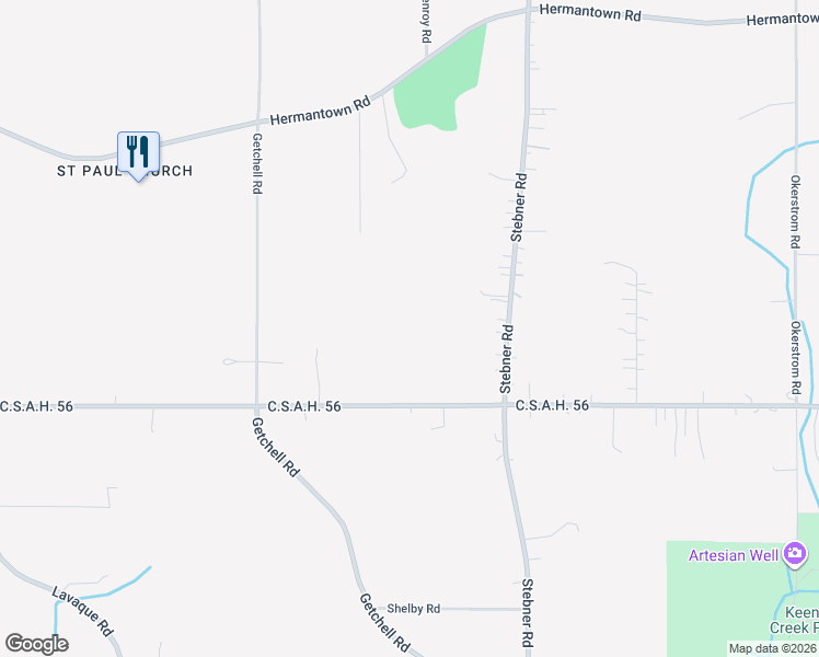 map of restaurants, bars, coffee shops, grocery stores, and more near 4935 Morris Thomas Road in Hermantown