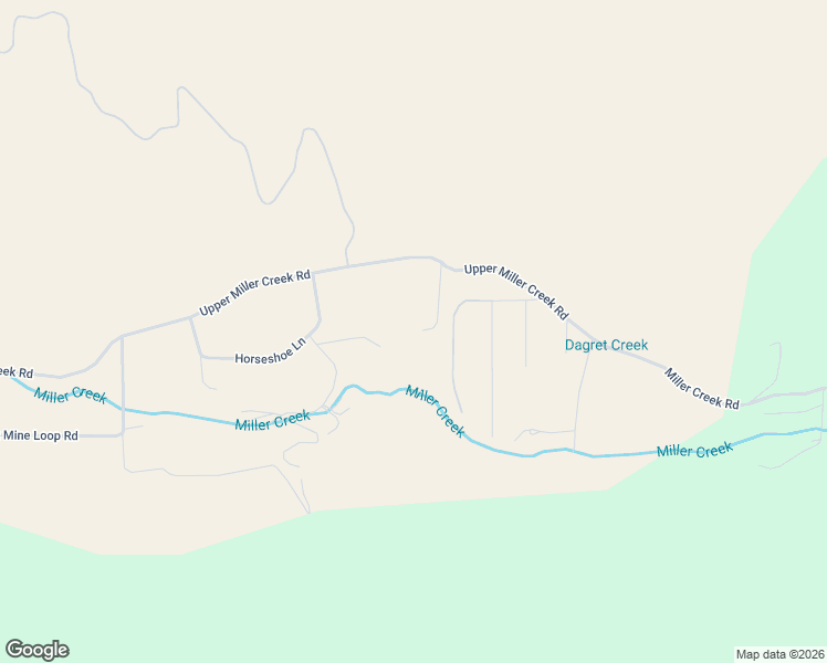 map of restaurants, bars, coffee shops, grocery stores, and more near 10035 Miller Creek Road in Missoula