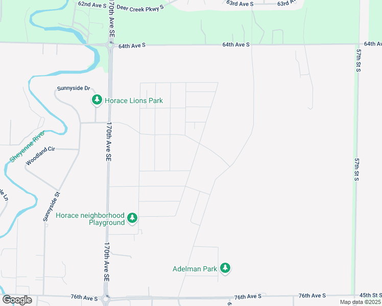 map of restaurants, bars, coffee shops, grocery stores, and more near in Horace