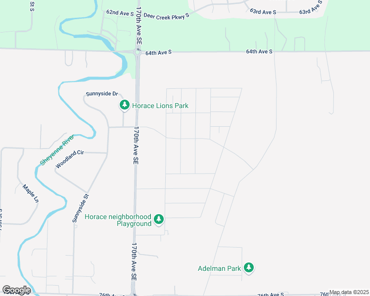 map of restaurants, bars, coffee shops, grocery stores, and more near in Horace