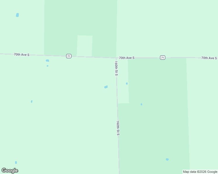 map of restaurants, bars, coffee shops, grocery stores, and more near 7276 160th Street South in Barnesville