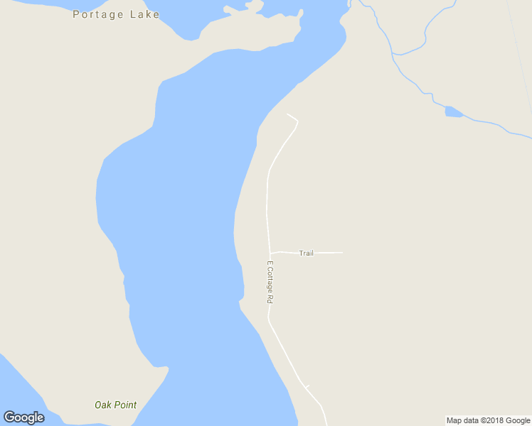 map of restaurants, bars, coffee shops, grocery stores, and more near 155 East Cottage Road in Portage Lake