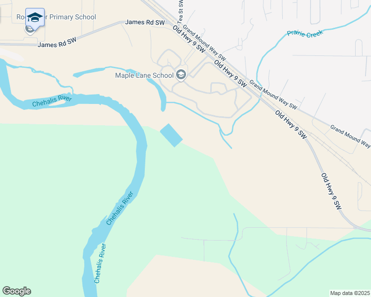 map of restaurants, bars, coffee shops, grocery stores, and more near 20311 Old Highway 9 Southwest in Centralia