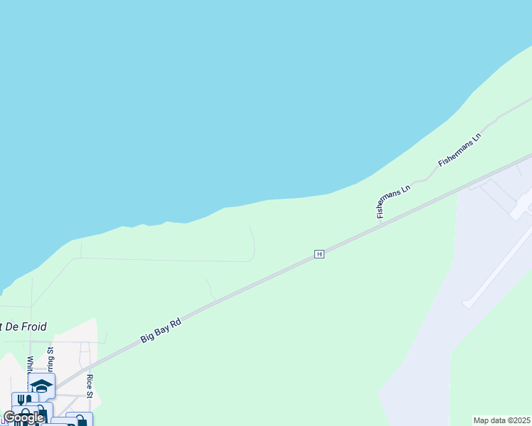 map of restaurants, bars, coffee shops, grocery stores, and more near 1269 Sunny Slope Road in La Pointe