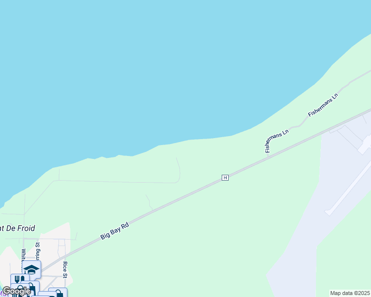 map of restaurants, bars, coffee shops, grocery stores, and more near 1269 Sunny Slope Road in La Pointe