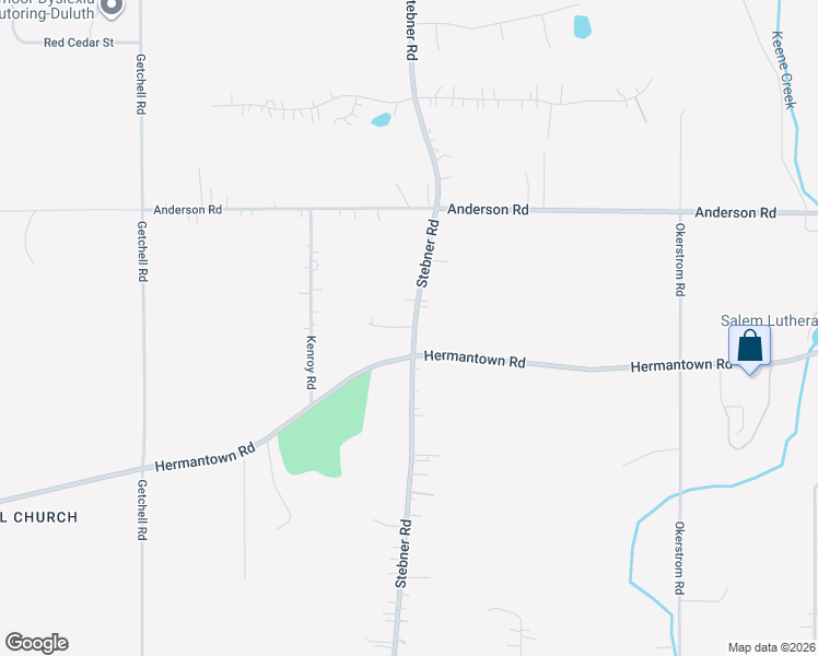 map of restaurants, bars, coffee shops, grocery stores, and more near 4899 Hermantown Road in Hermantown