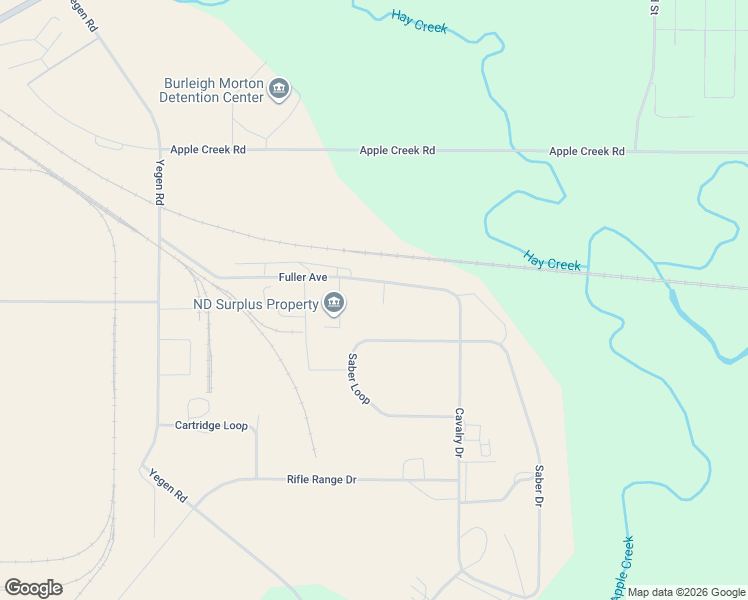 map of restaurants, bars, coffee shops, grocery stores, and more near 4475 Fuller Avenue in Bismarck