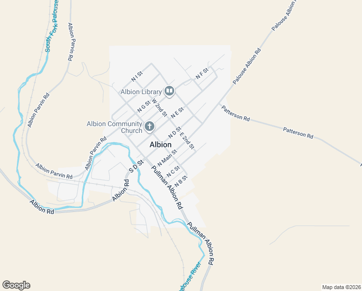 map of restaurants, bars, coffee shops, grocery stores, and more near 211 North Main Street in Albion