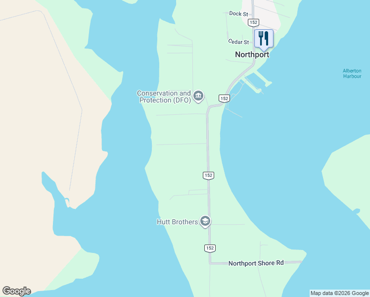 map of restaurants, bars, coffee shops, grocery stores, and more near 31 Queen Street in Alberton