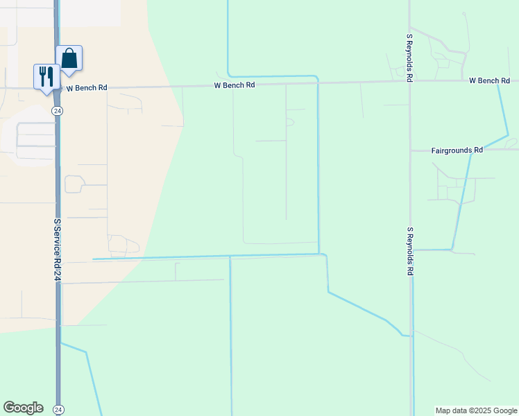 map of restaurants, bars, coffee shops, grocery stores, and more near 2049 West Bench Road in Othello