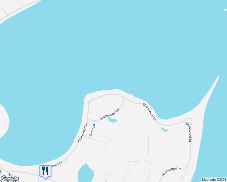 map of restaurants, bars, coffee shops, grocery stores, and more near 432 Shorewood Drive in Detroit Lakes