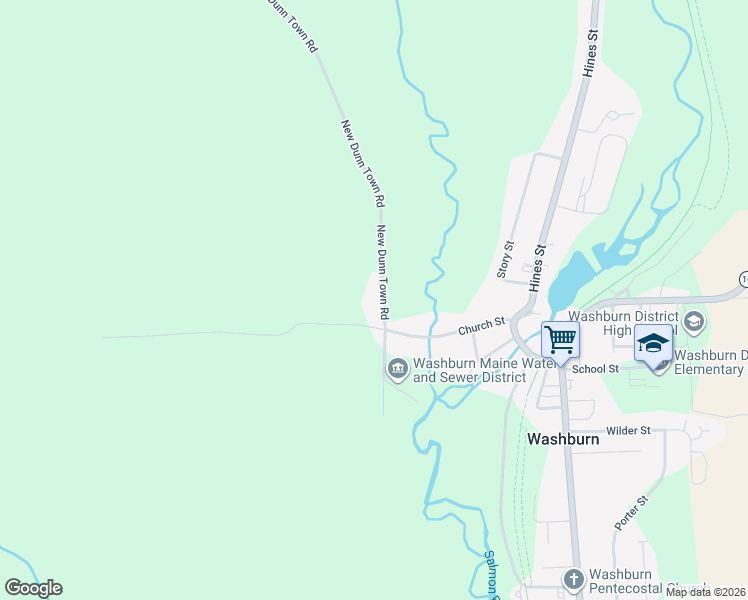 map of restaurants, bars, coffee shops, grocery stores, and more near 14 New Dunn Town Road in Mapleton