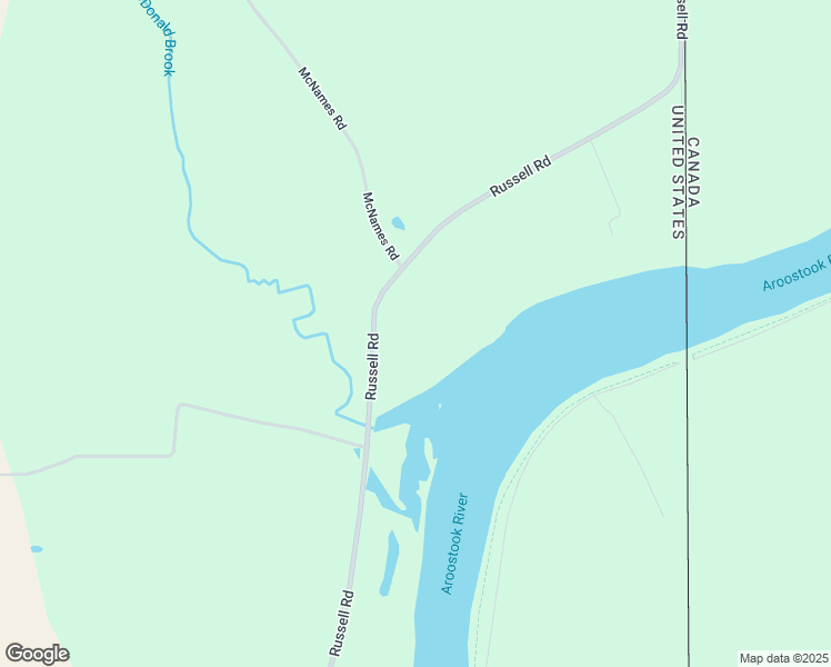 map of restaurants, bars, coffee shops, grocery stores, and more near 166 Russell Road in Fort Fairfield
