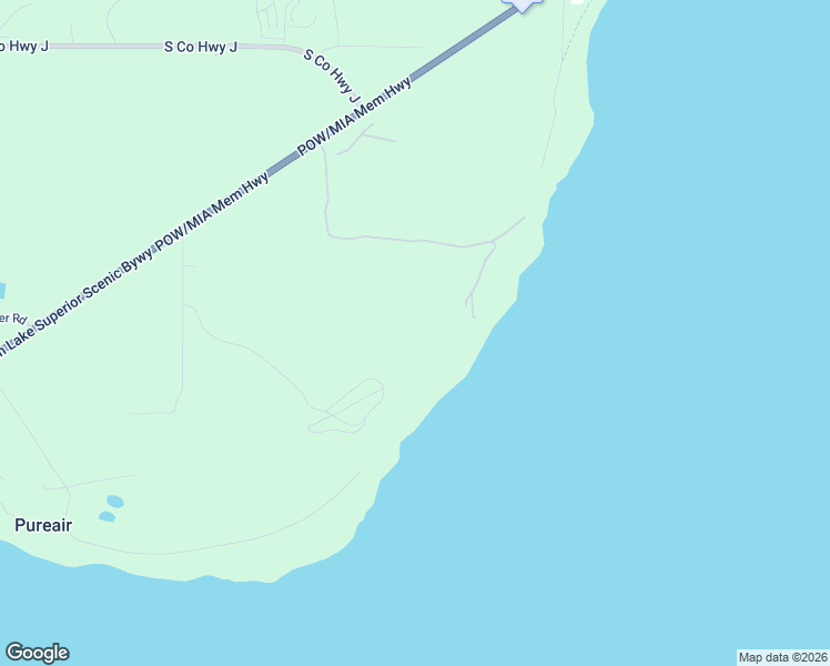 map of restaurants, bars, coffee shops, grocery stores, and more near 35820 Blue Wing Bay Road in Bayfield