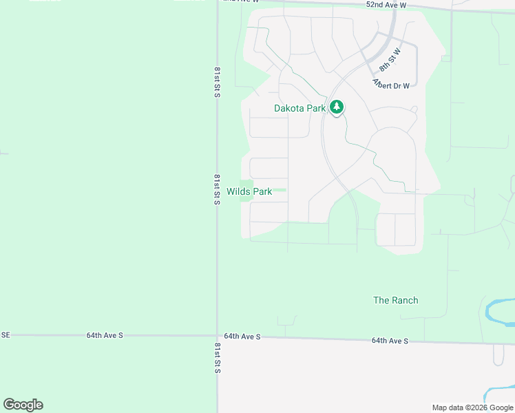 map of restaurants, bars, coffee shops, grocery stores, and more near 1157 Marlys Drive West in West Fargo