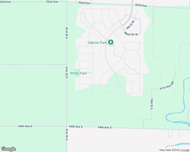 map of restaurants, bars, coffee shops, grocery stores, and more near 5702 Deb Drive West in West Fargo