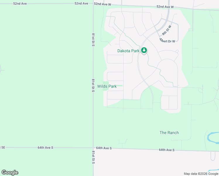 map of restaurants, bars, coffee shops, grocery stores, and more near 1157 Marlys Drive West in West Fargo