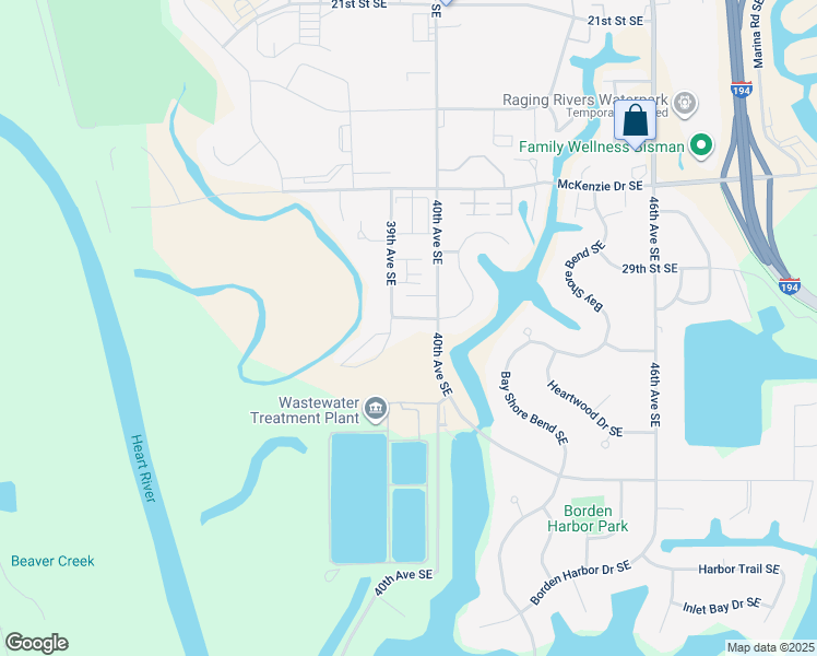 map of restaurants, bars, coffee shops, grocery stores, and more near 4009 29th Street Southeast in Mandan