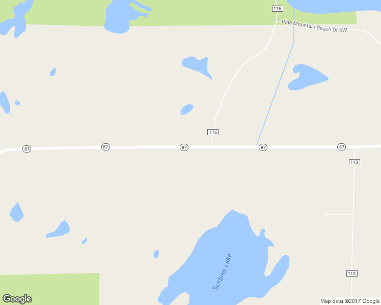 map of restaurants, bars, coffee shops, grocery stores, and more near 5415 Minnesota 87 in Backus