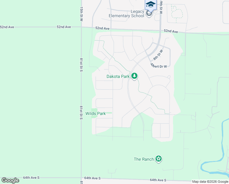 map of restaurants, bars, coffee shops, grocery stores, and more near 5946 81st Avenue Northwest in Cass County