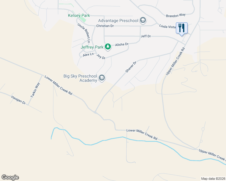 map of restaurants, bars, coffee shops, grocery stores, and more near 4893 Audrey Lane in Missoula