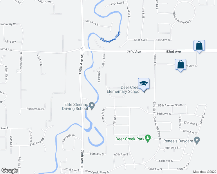 map of restaurants, bars, coffee shops, grocery stores, and more near 5414 McMahon Estates Cir in Fargo