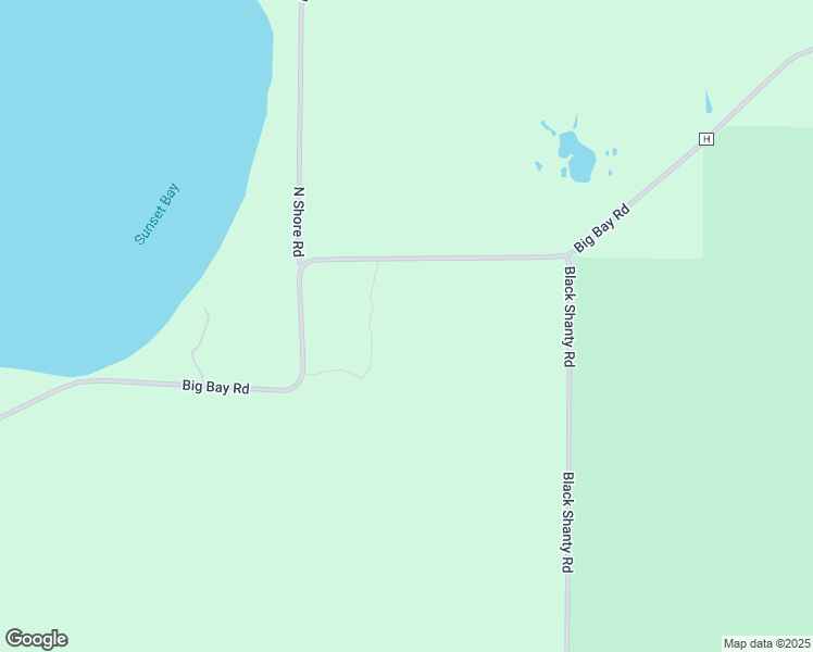 map of restaurants, bars, coffee shops, grocery stores, and more near 1459 Big Bay Road in La Pointe