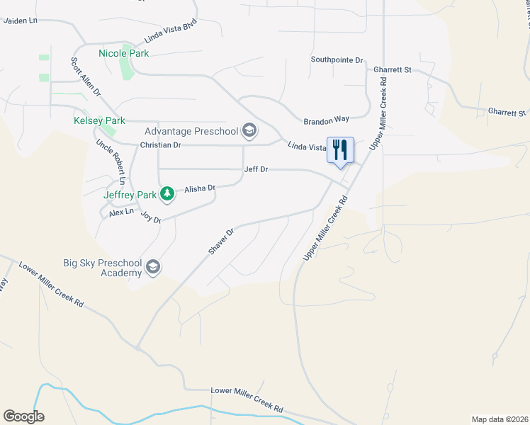 map of restaurants, bars, coffee shops, grocery stores, and more near 6999 Alisha Drive in Missoula