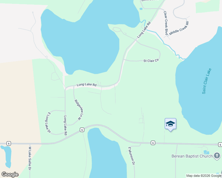 map of restaurants, bars, coffee shops, grocery stores, and more near 15881 Ridgeview Lane West in Detroit Lakes