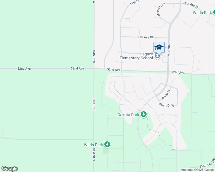 map of restaurants, bars, coffee shops, grocery stores, and more near 5482 81st Avenue Northwest in Cass County
