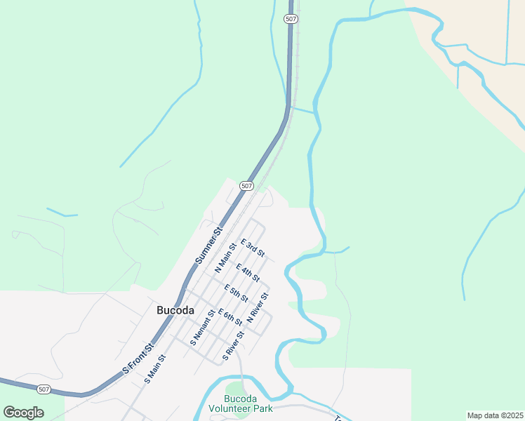 map of restaurants, bars, coffee shops, grocery stores, and more near 502 East 2nd Street in Tenino