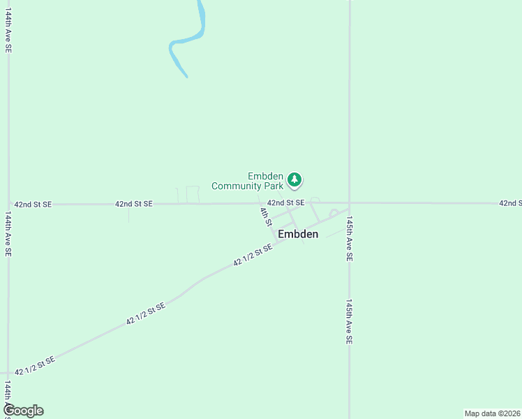 map of restaurants, bars, coffee shops, grocery stores, and more near 215 4th Street in Embden