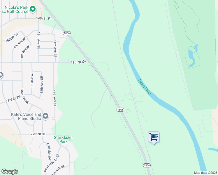 map of restaurants, bars, coffee shops, grocery stores, and more near 2205 Fort McKeen Road in Mandan