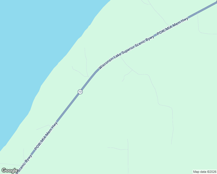 map of restaurants, bars, coffee shops, grocery stores, and more near 85255 Ravine Road in Port Wing