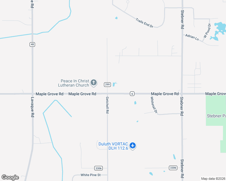 map of restaurants, bars, coffee shops, grocery stores, and more near 4993 Maple Grove Road in Hermantown