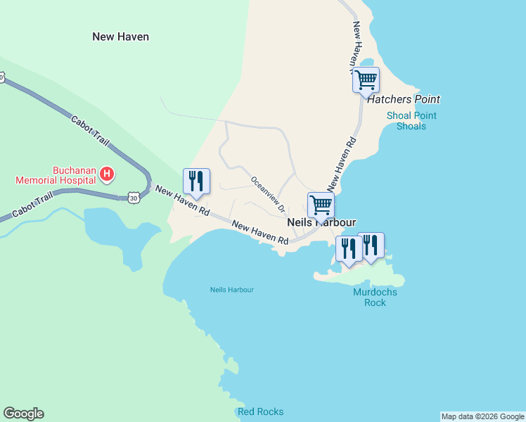 map of restaurants, bars, coffee shops, grocery stores, and more near 113 New Haven Road in New Haven