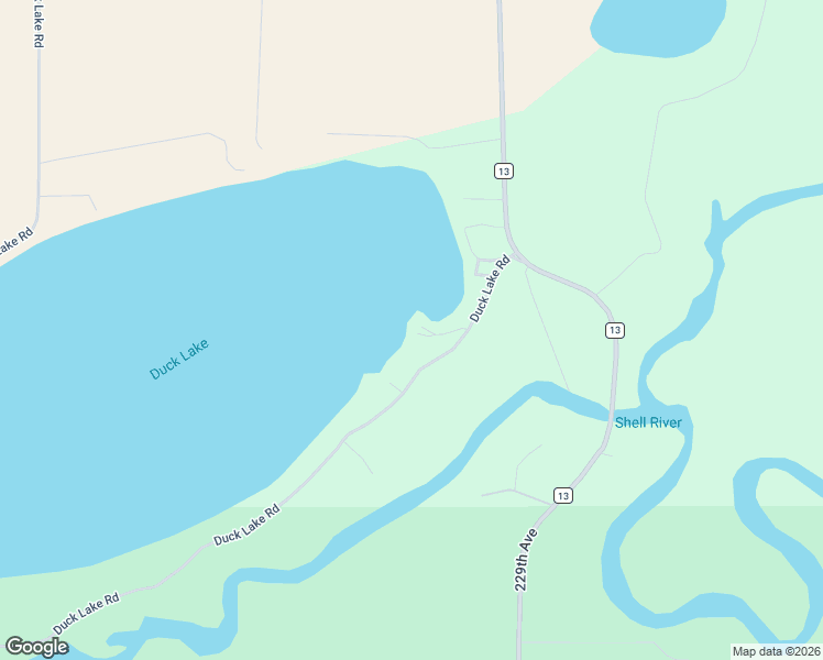 map of restaurants, bars, coffee shops, grocery stores, and more near 22626 Duck Lake Road in Menahga
