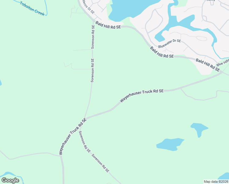 map of restaurants, bars, coffee shops, grocery stores, and more near 19002 Sorenson Road Southeast in Yelm