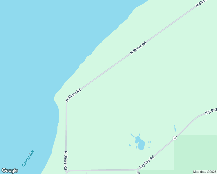 map of restaurants, bars, coffee shops, grocery stores, and more near 1500 North Shore Road in La Pointe