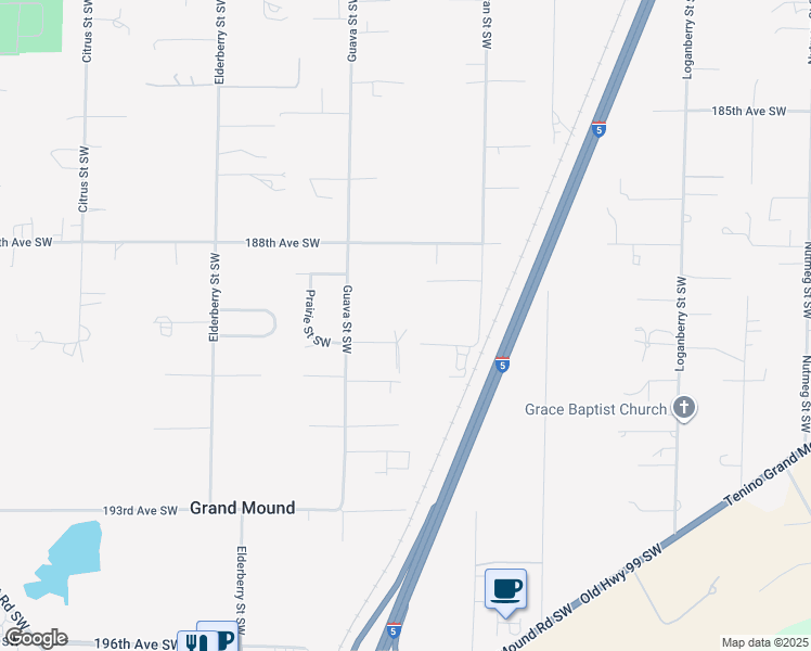 map of restaurants, bars, coffee shops, grocery stores, and more near 19001 Ivan Street Southwest in Rochester
